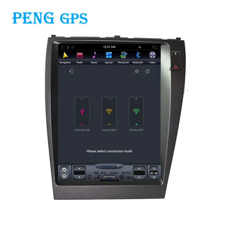 Tesla стиль Автомобильный GPS навигатор для Lexus ES ES240 ES350 2004 2005 2007 2008 2009 2010 головное