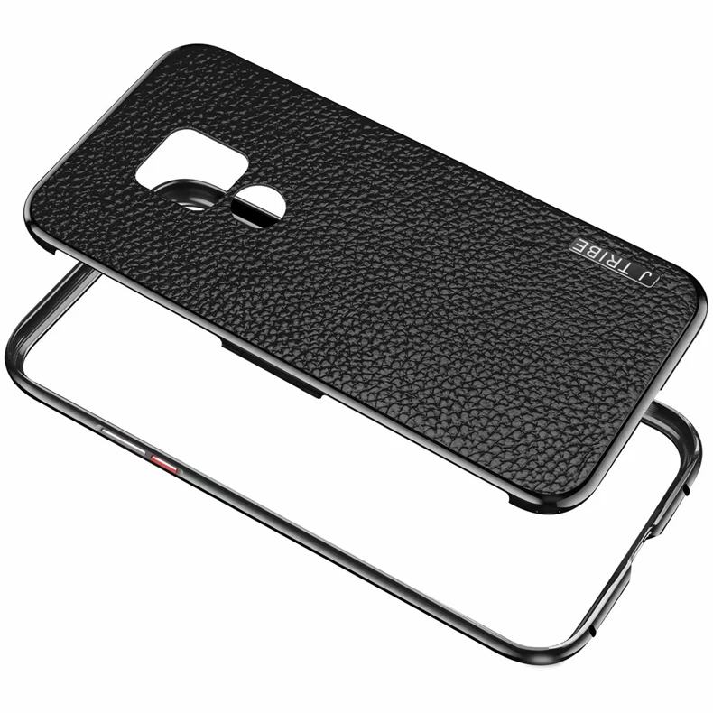 Vpower высококачественный кожаный чехол для huawei mate 20 pro, чехол с металлической рамкой для huawei mate 20 pro, защитная крышка