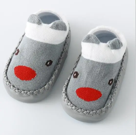 Gray 10-18 см Мокасины младенческие детские мягкие чтобы учиться ходить детская обувь для девочек обувь для маленьких мальчиков, которые делают первые шаги; обувь для новорожденных - Цвет: Gray