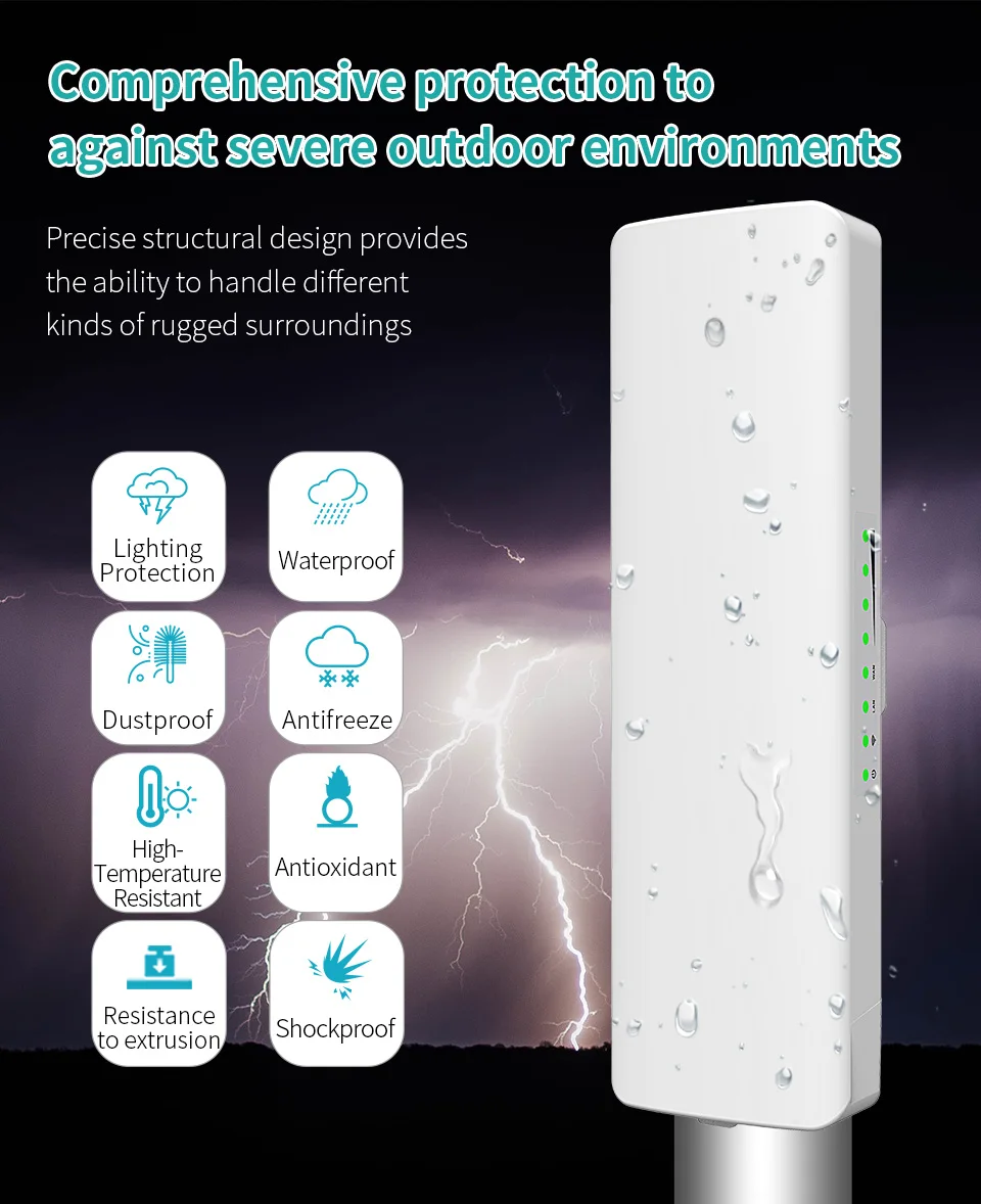 3 км открытый Wifi CPE COMFAST CF E314N Wi Fi ретранслятор 300 Мбит/с 2 4G точка доступа