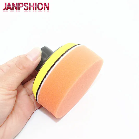 JANPSHION 4pc M10 / 75mm 3'' 80mm Sponge Polishing Waxing Buffing Pads Kit Compound Auto Car Paint maintenance | Инструменты