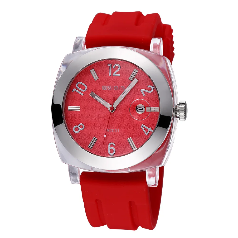 

New Brand Fashion Leisure Simple Men WomenWatchesSilica Gel Watchband Military Outside Leisure Watches Waterproof Quartz Watches