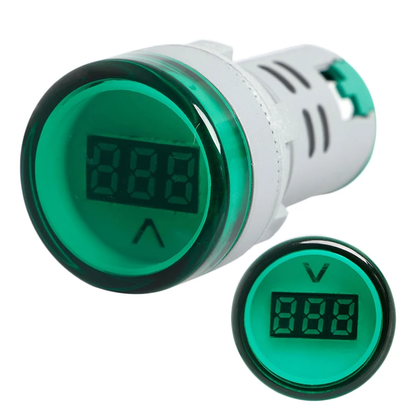 22 мм Цифровой дисплей Вольтметр с подсветкой Combo AC 60V-450V Индикатор-W310 | Инструменты