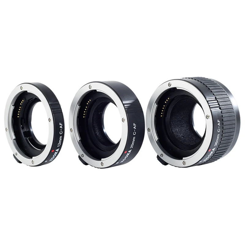 12 мм 20 36 Алюминий сплав металла AF Автофокус Макро Удлинитель Набор для Canon EFS c SLR