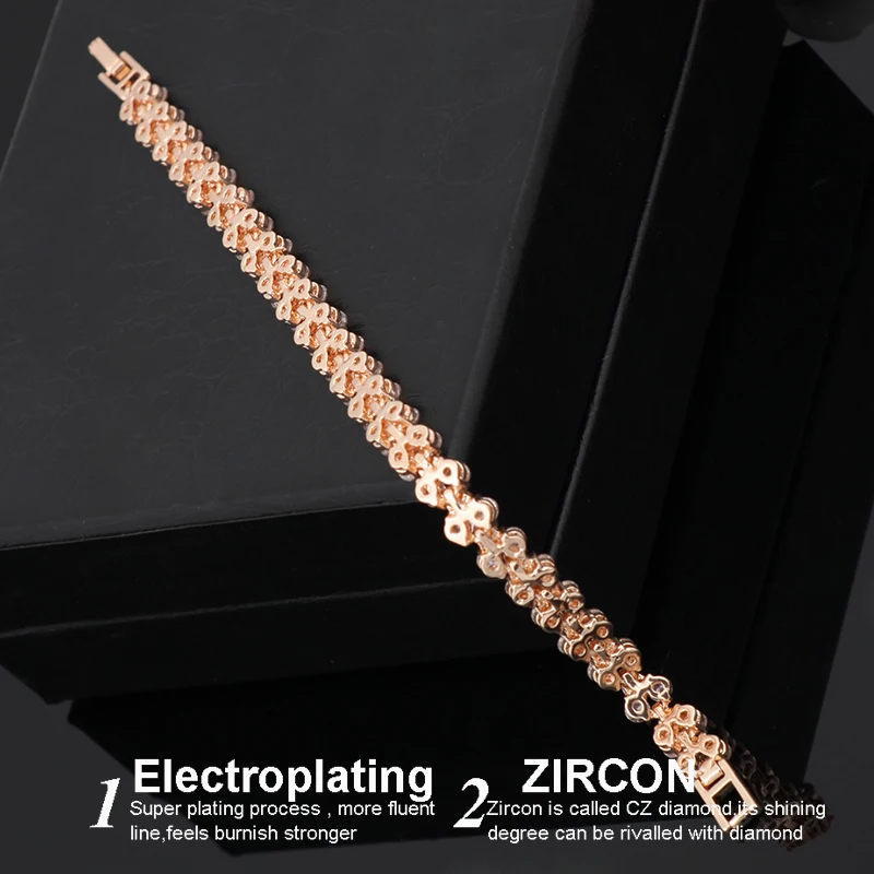 2017 классический римский очаровательный браслет Femme Модный высококачественный с