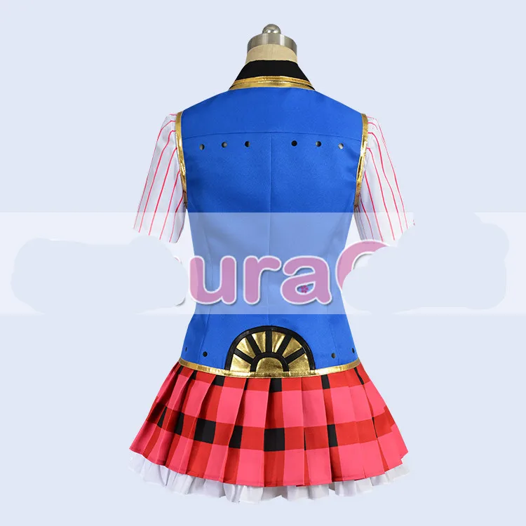 Люблю жить Aqours солнце счастлив вечерние поезд Мацуура Kanan Kurosawa Dia карнавальный костюм