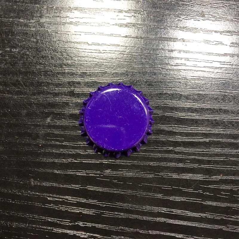 Purple 100PCS Beer Bottle Caps Beer Lid Covers For DIY Homebrew Beer Tool Brewing Supplies - Цвет: Purple
