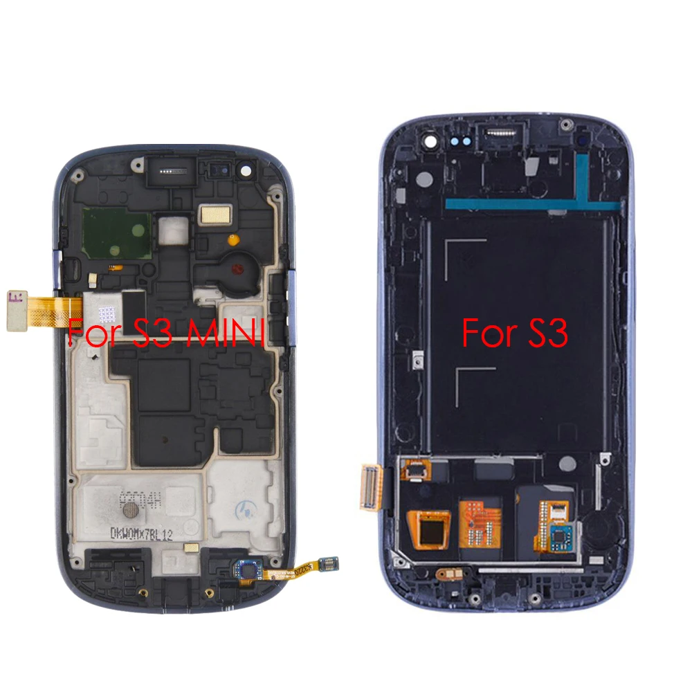 Супер AMOLED 4 0 дюйма 100% протестированный для SAMSUNG Galaxy S3 Mini i8190 i8190N i8195 сенсорный ЖК