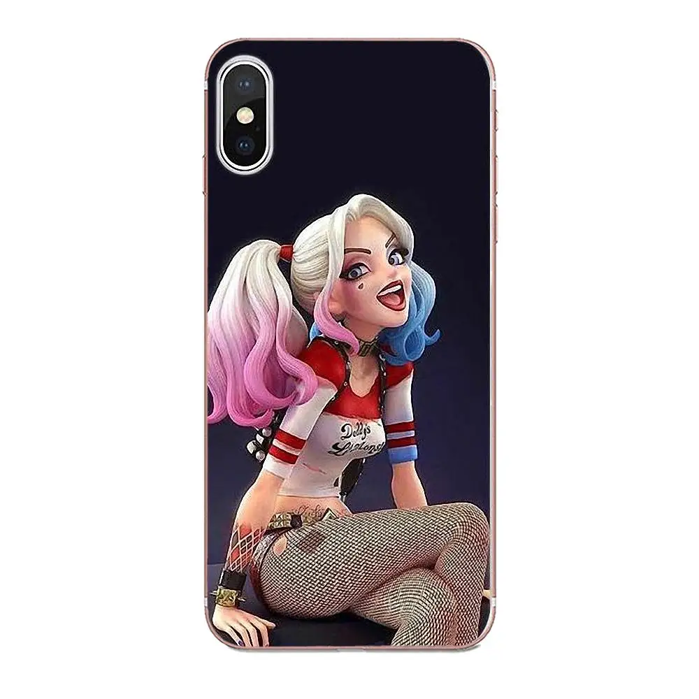 Мягкий чехол для телефона Samsung Galaxy Note 5 8 9 S3 S4 S5 S6 S7 S8 S9 S10 mini Edge Plus Lite Cool Joker и Harley Quinn |