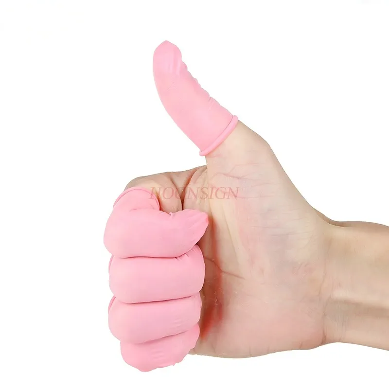 Одноразовый защитный чехол для пальцев 500 г резиновый латексный нескользящий