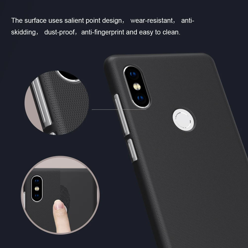 Чехол Nillkin для Xiaomi Mi Mix 2S матовый защитный жесткий чехол накладка из поликарбоната