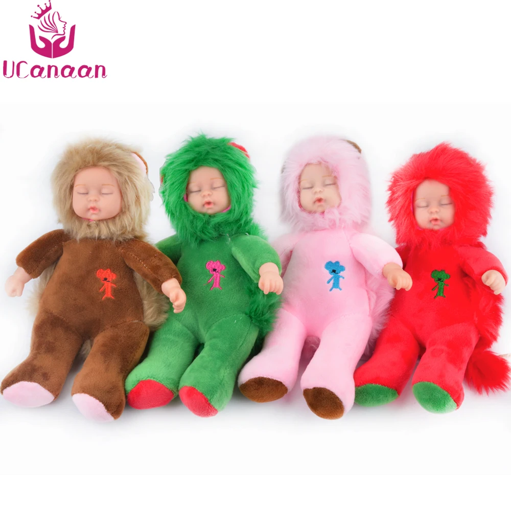 UCanaan/см 25 см Плюшевые игрушки Kawaii Лев животных мягкие игрушечные лошадки для