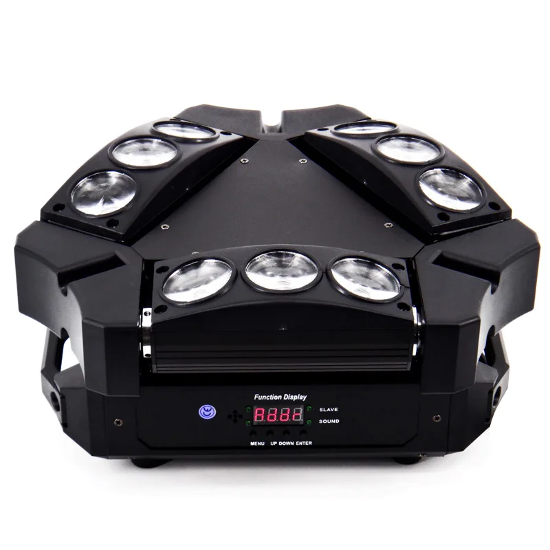 Высокое качество LED Паук 9X10W движущийся головной свет RGBW 4в1 луч света для