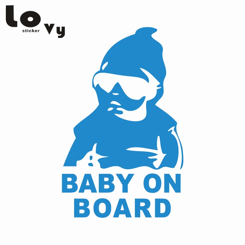 Baby On Board Handsome Boy Car Sticker Styling Warning Sign Decal | Автомобили и мотоциклы