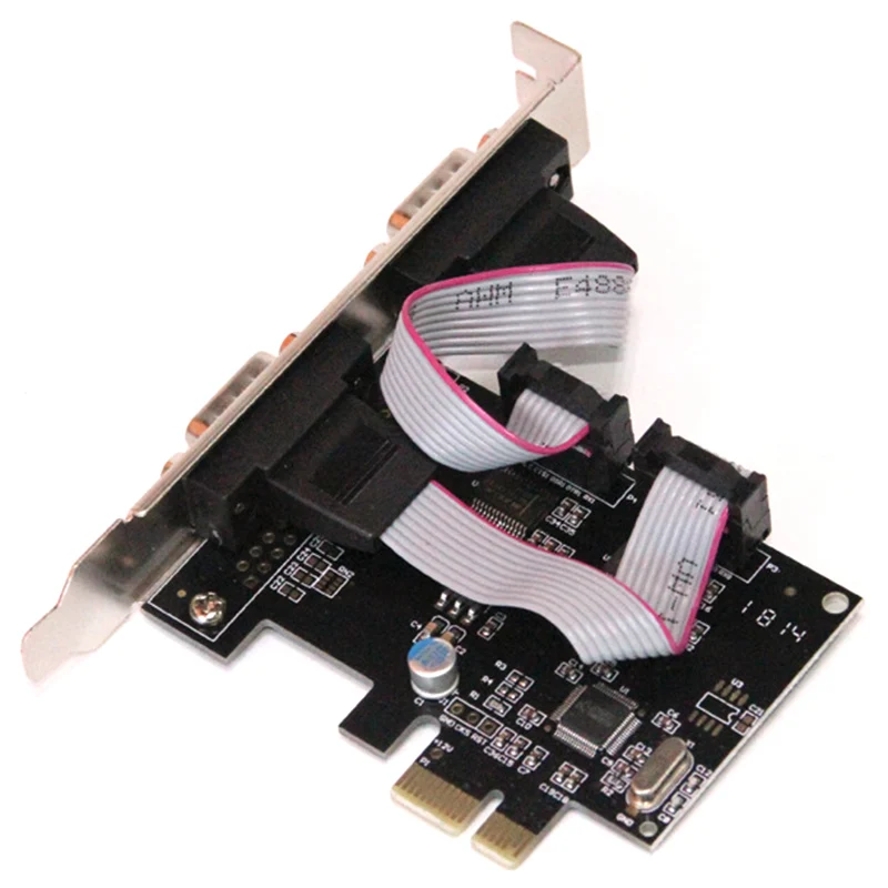 Wch382 чипсет Pci-E 2 последовательные порты контроллер карты Pci Express к Rs232 Com порт