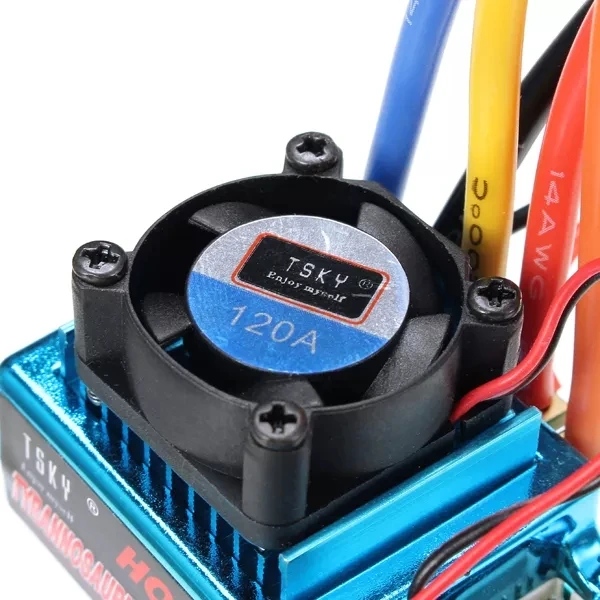 TSKY 120A 1/10 1/8 6v ESC Senseless Brushless/Sense Brushless RC Car Part | Игрушки и хобби