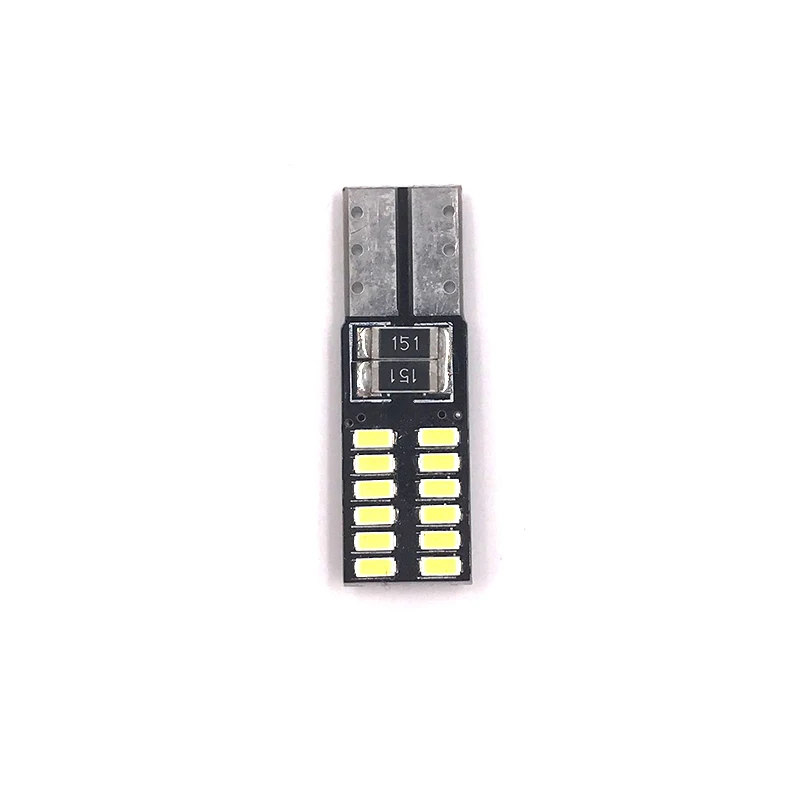 1 шт. супер яркий 24 T10 прозрачный светильник SMD 4014 светодиодный 12 В w5w Светодиодная