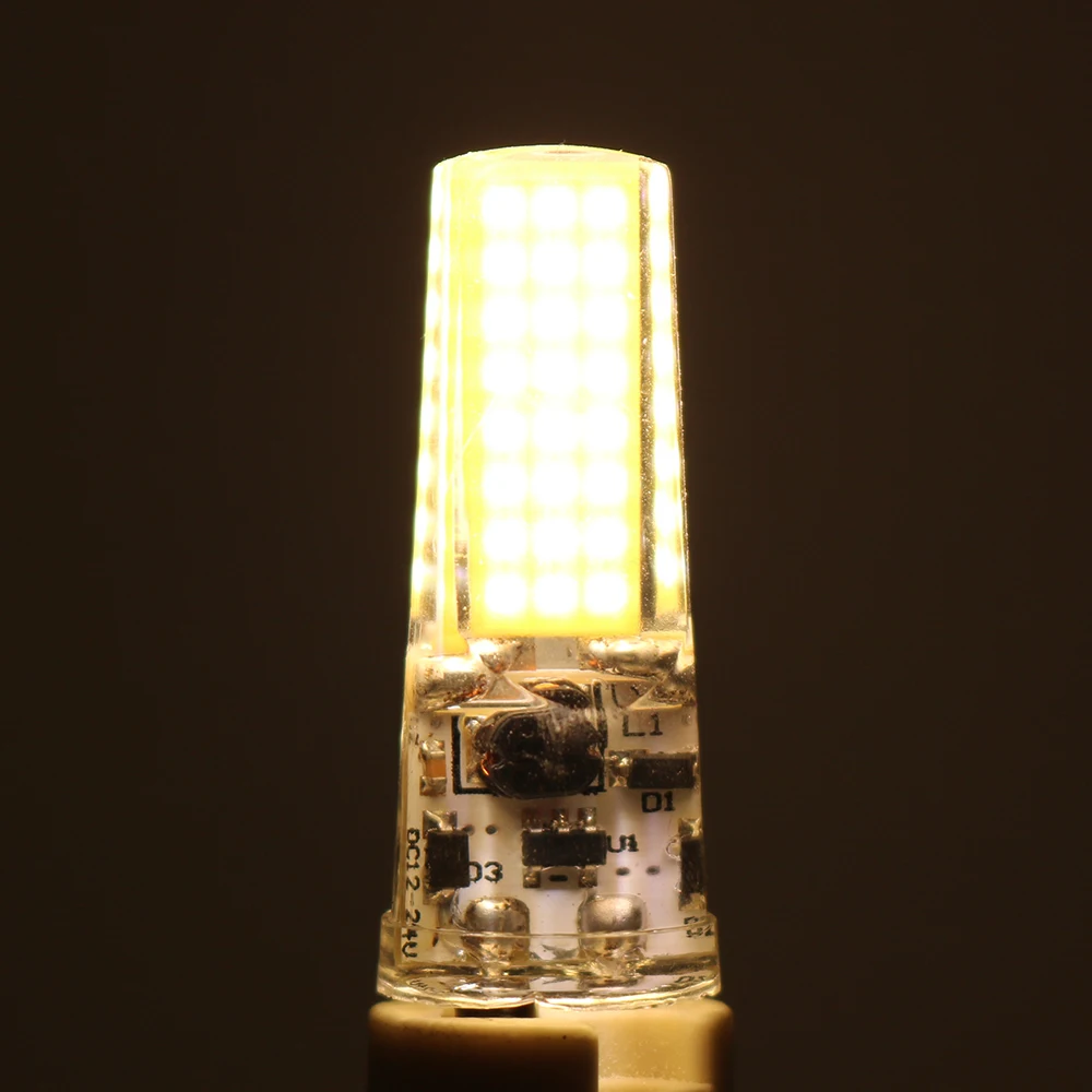 20 шт. Новый G4 COB светодиодный лампы ACDC 12V AC220V 5 Вт Светодиодный лампа с украшением в