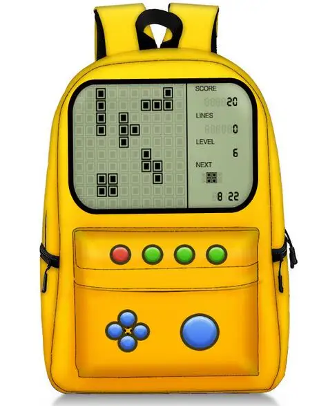 Joyloading мультяшная Ретро игровая консоль дизайн геймпада школьная сумка рюкзак на