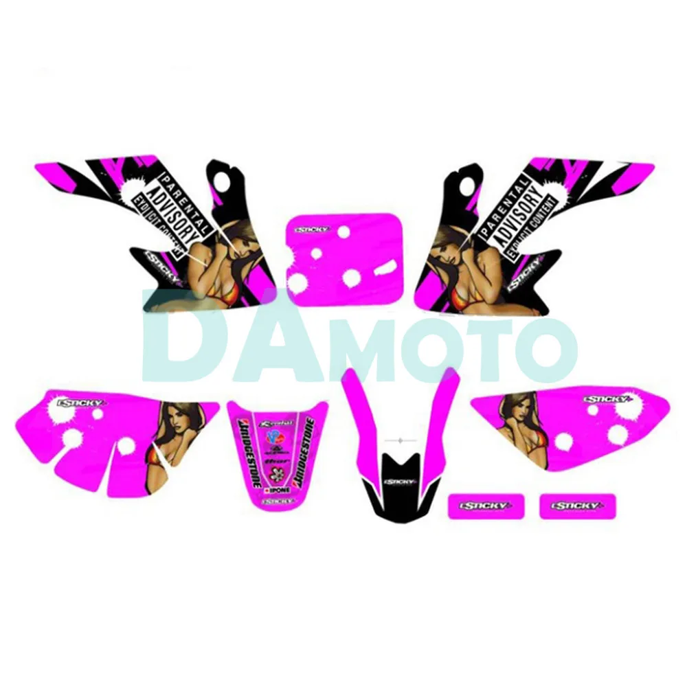 Набор стикеров для Honda CRF 50 XR50 SDG Dirt Pit Bike сексуальные наклейки красоты|crf50 sticker kits|dirt