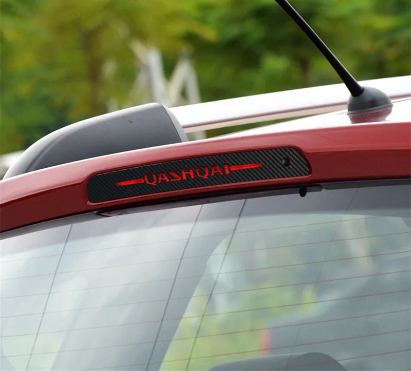 Углеродное волокно высоко установленный стоп-сигнал автомобильные наклейки для