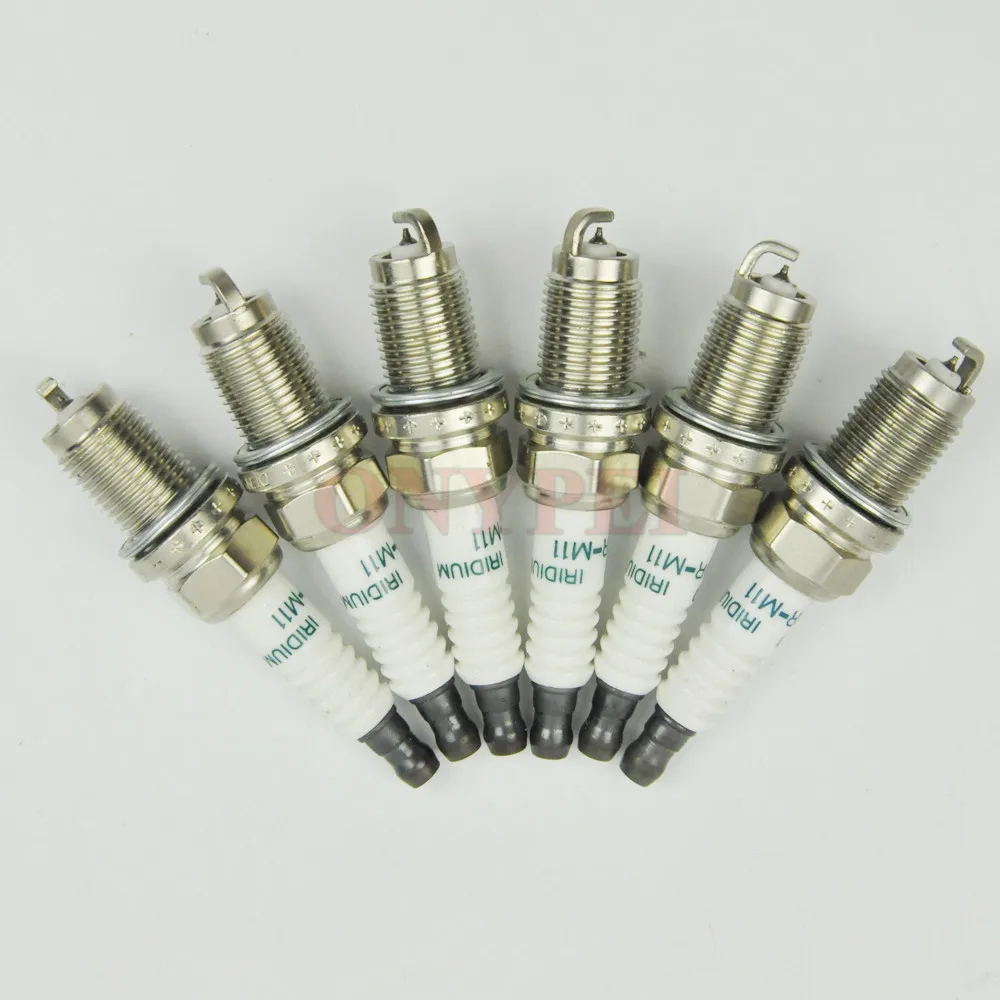 6 шт./лот 9807B-5615W SKJ20DR-M11 иридиевая Свеча зажигания для Honda Accord CR-V Acura RL TSX 9807B5615W SKJ20DRM11