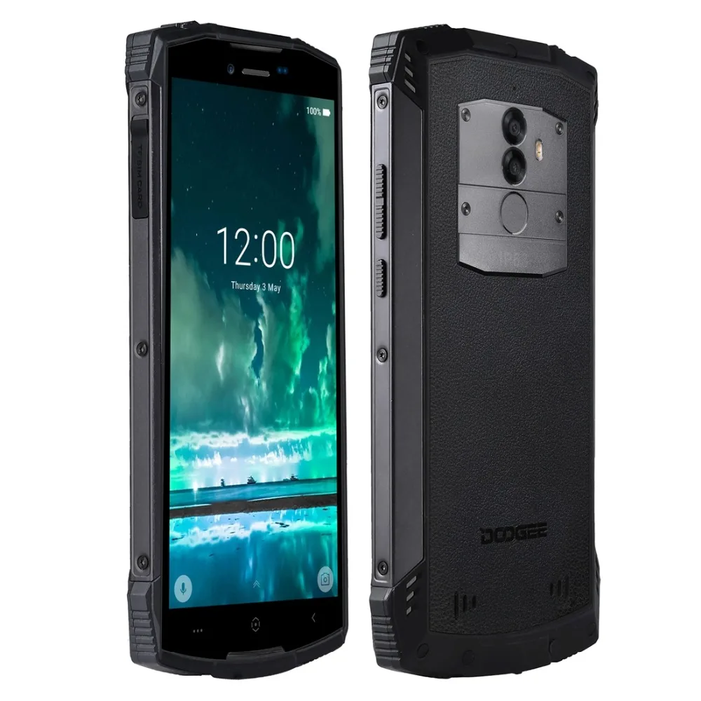 DOOGEE S55 IP68 водонепроницаемый смартфон 4 Гб 64 Гб 5500 мАч MTK6750T Восьмиядерный 5,5 дюймов Android 8,0 Dual SIM 13,0 МП Volte OTA gps Pho