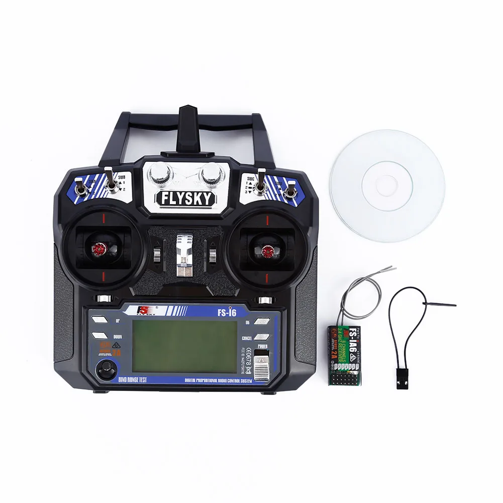 FlySky FS i6 2 4G 6CH AFHDS RC передатчик со стандартным приемником для самолета Heli UAV