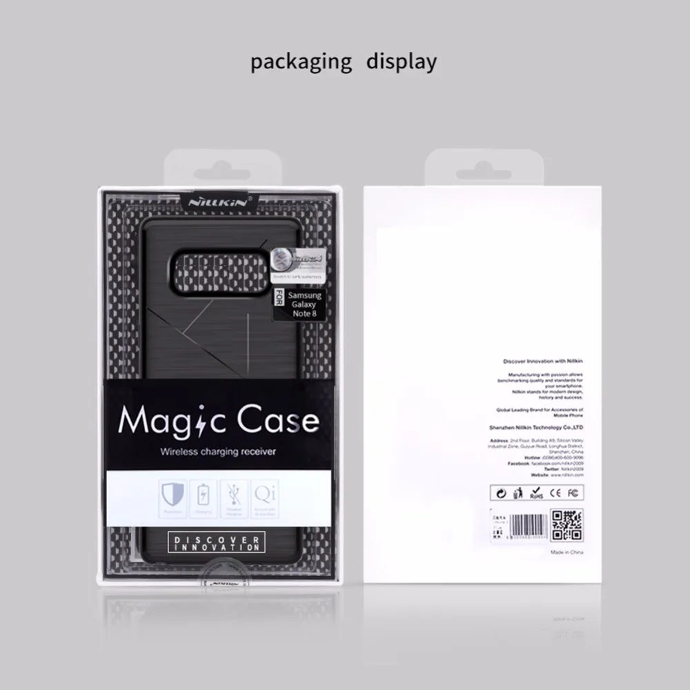 NILLKIN Magic Case For Samsung galaxy note 8 with Magnetic Function Matte Phone Back Cover Galaxy note8 (6.32 inch) |