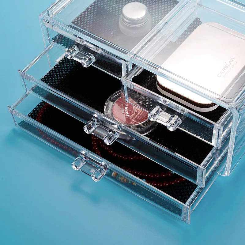 LIYIMENG органайзер для хранения косметики настольная коробка акриловый ящик