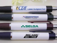 Free logo DHL Free Shipping 200pcslot custom logo advertising your company office fair school use China ball pen wholesale