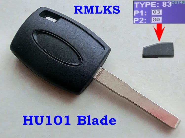 RMLKS 5 шт./лот Новый необработанный сменный ключ зажигания 80 бит 4D63 Автомобильный с