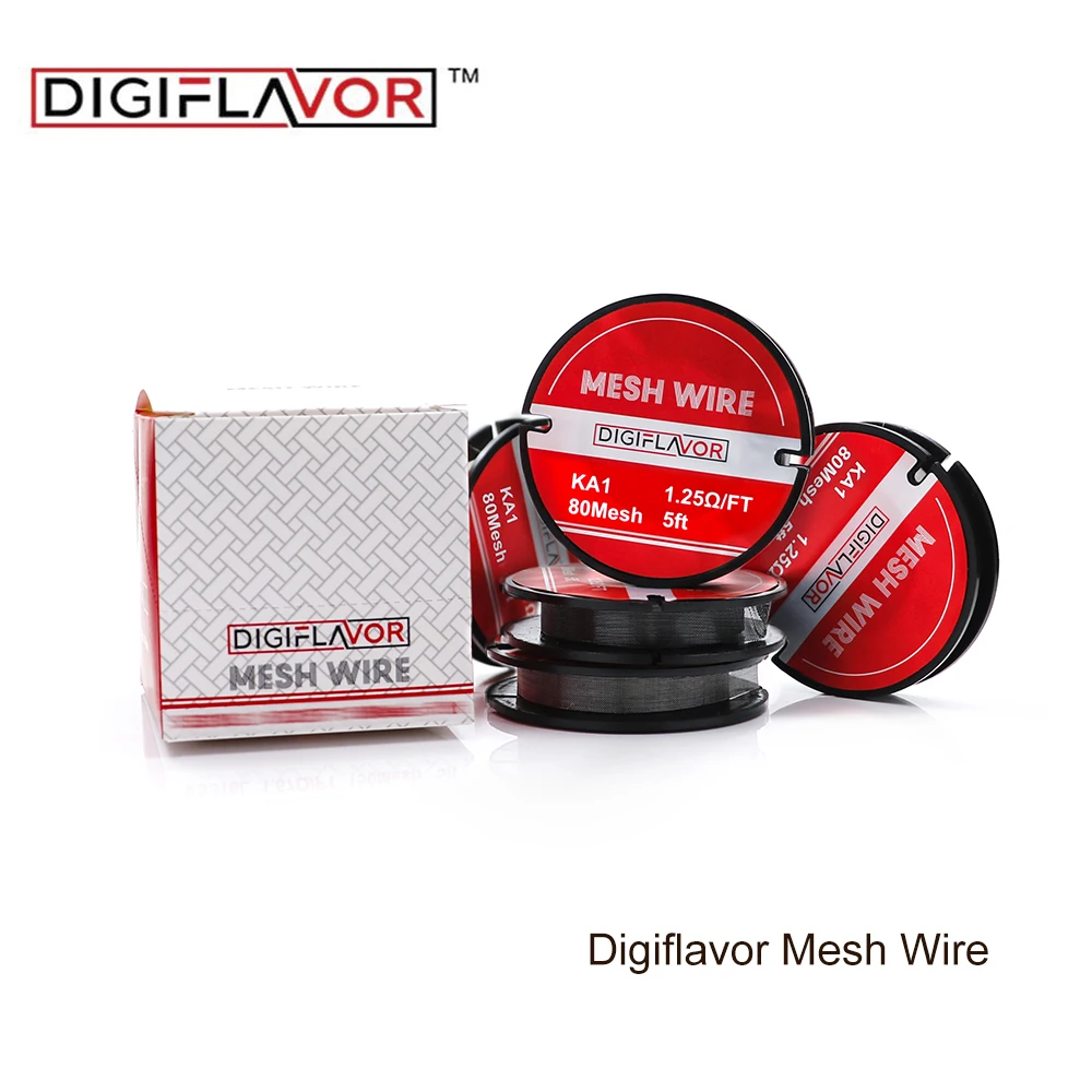 2 шт. электронная сигаретная сетка Digiflavor проволока Ni80 KA1 SS316 сетчатые катушки для
