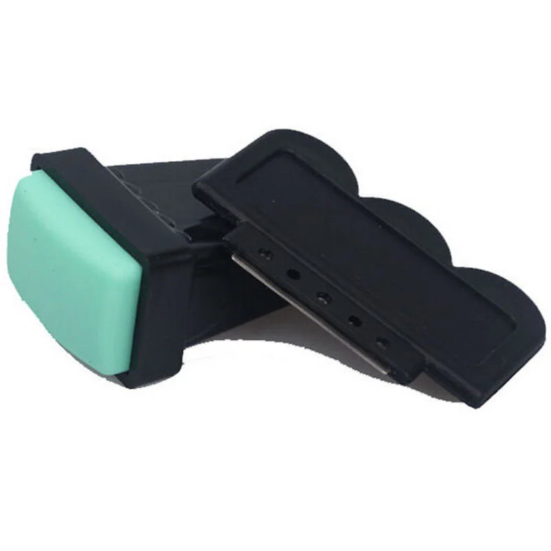 2 Pcs Set New Silicone Square Head Nail Stamp Scraper Stamper Transfer Stamping Plate Tool Green Best Deal ! | Красота и здоровье