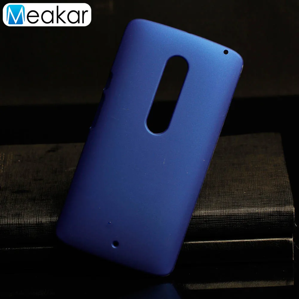 blue Матовая Пластик Coque 5.5For чехол для Moto X Play для Motorola Moto X Play Dual Xt1562 телефона чехол-лента на заднюю панель - Цвет: blue