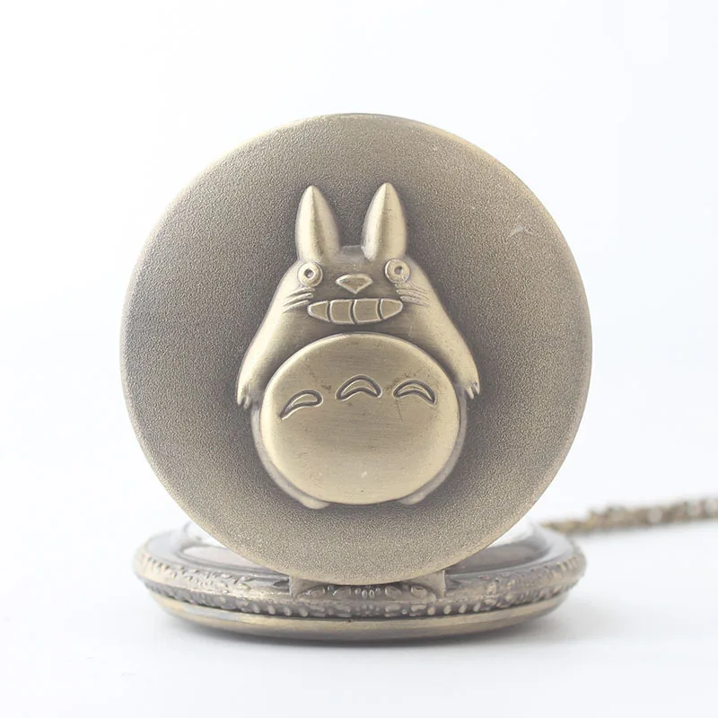 My Neighbor Totoro стимпанк карманные часы ожерелье для мужчин и женщин Fob Аниме