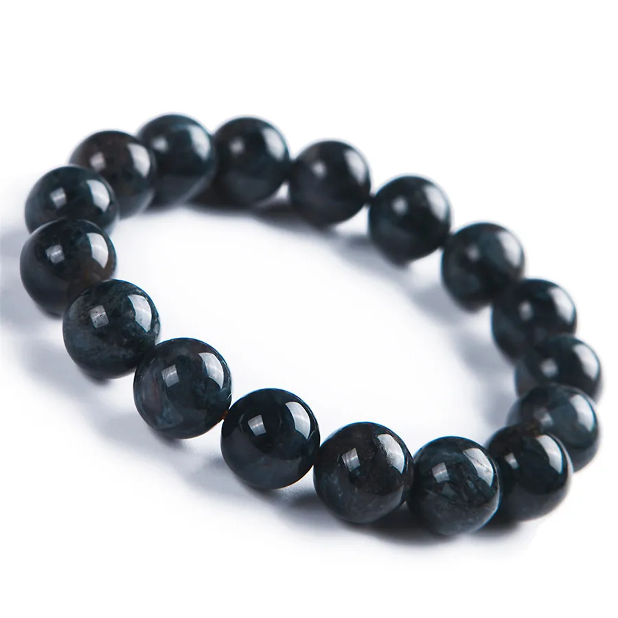 

Fashion Natural Blue Pietersite Stone Round Beads Stretch Bracelet 12mm AAAA