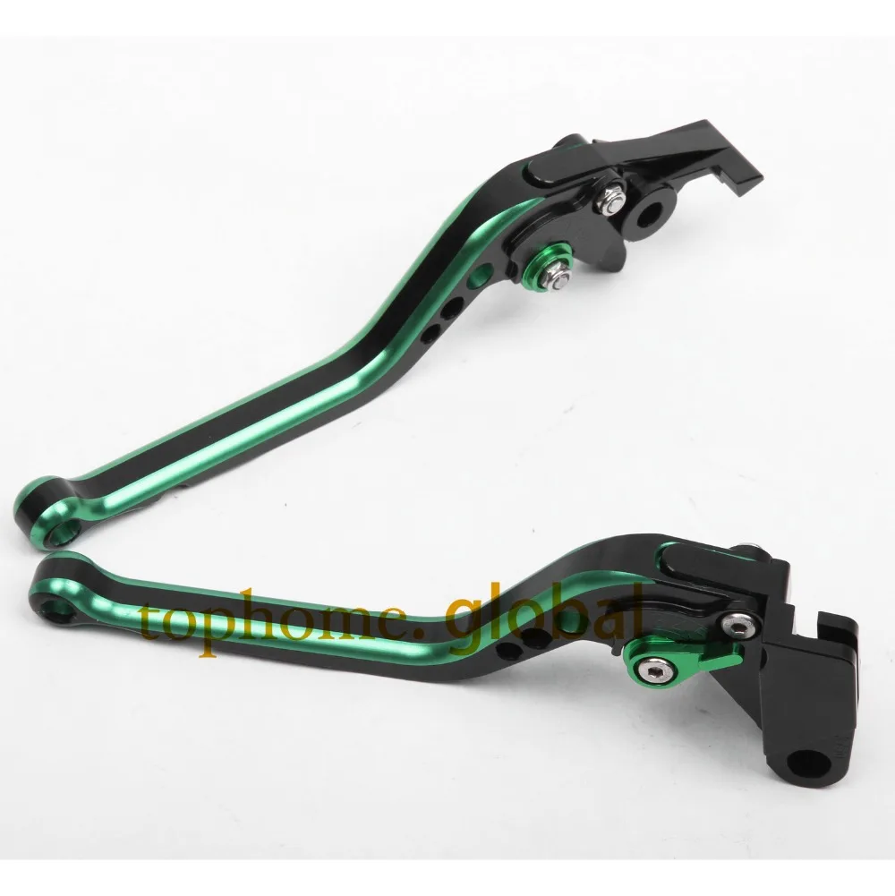 CNC Мотоциклы сцепные рычаги обычный размер смешанный черный и зеленый цвет для
