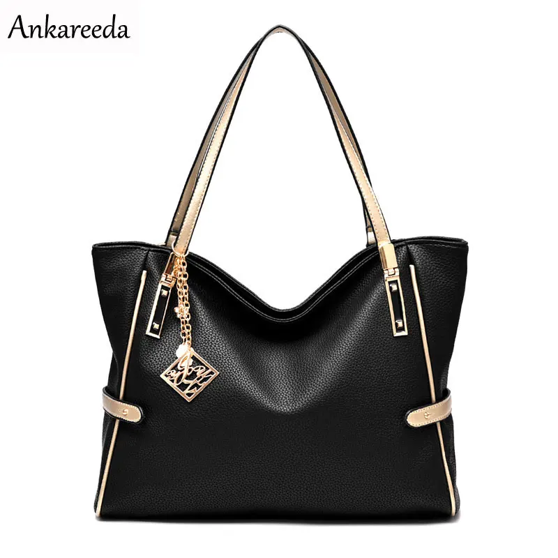 Ankareeda All Seasons Тиснением Роскошные Кожаные Женские Сумки Известного Бренда PU Дамы