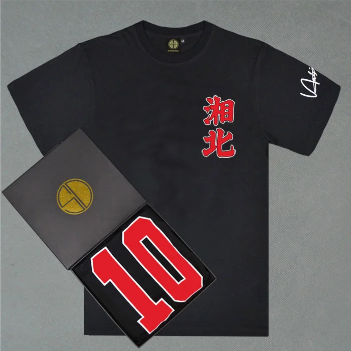 Slam Dunk Shohoku High School Sakuragi Hanamichi Акаги Такенори Mitsui Hisashi Rukawa Kaede Miyagi Ryota Cos Tee Мужская футболка