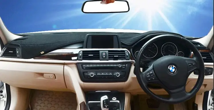 Dashmats авто-Стайлинг Аксессуары приборная панель Крышка для Mercedes-Benz Mercedes Vito Viano V-Class Metris Valente W639 RHD - Название цвета: black for RHD