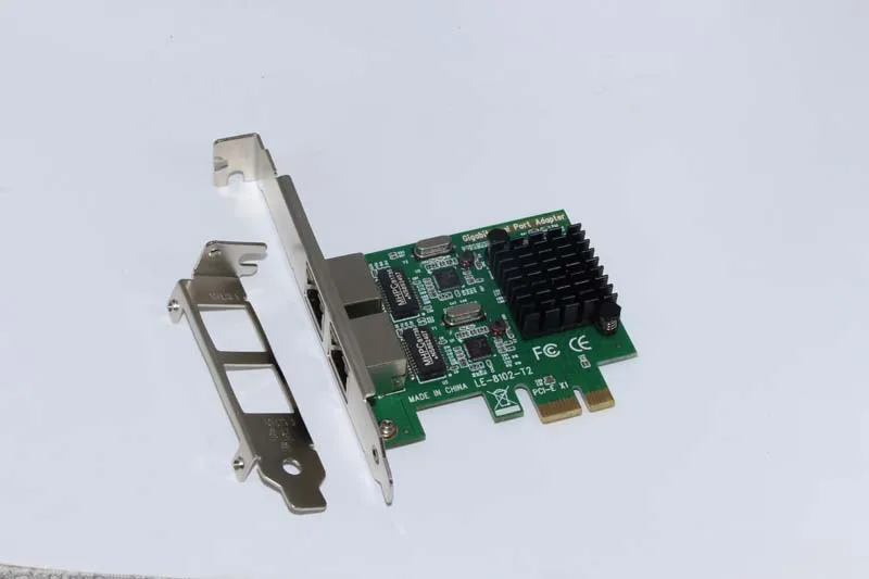 Гигабитная сетевая карта PCI-Express 1000 м PCI-e двойной порт RJ45 адаптер NIC для