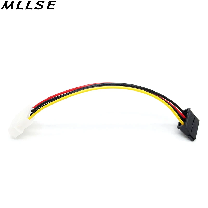10 шт./лот Serial ATA SATA 4 Pin IDE Molex до 15 HDD адаптер питания кабель жесткого диска Кабель