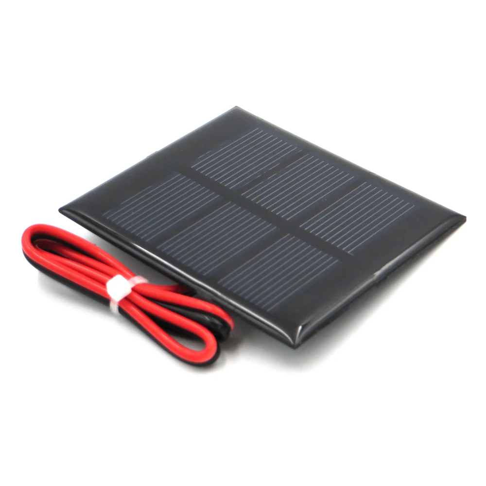 1 5 V 300mA продлить провода Панели солнечные поликристаллические кремниевые DIY