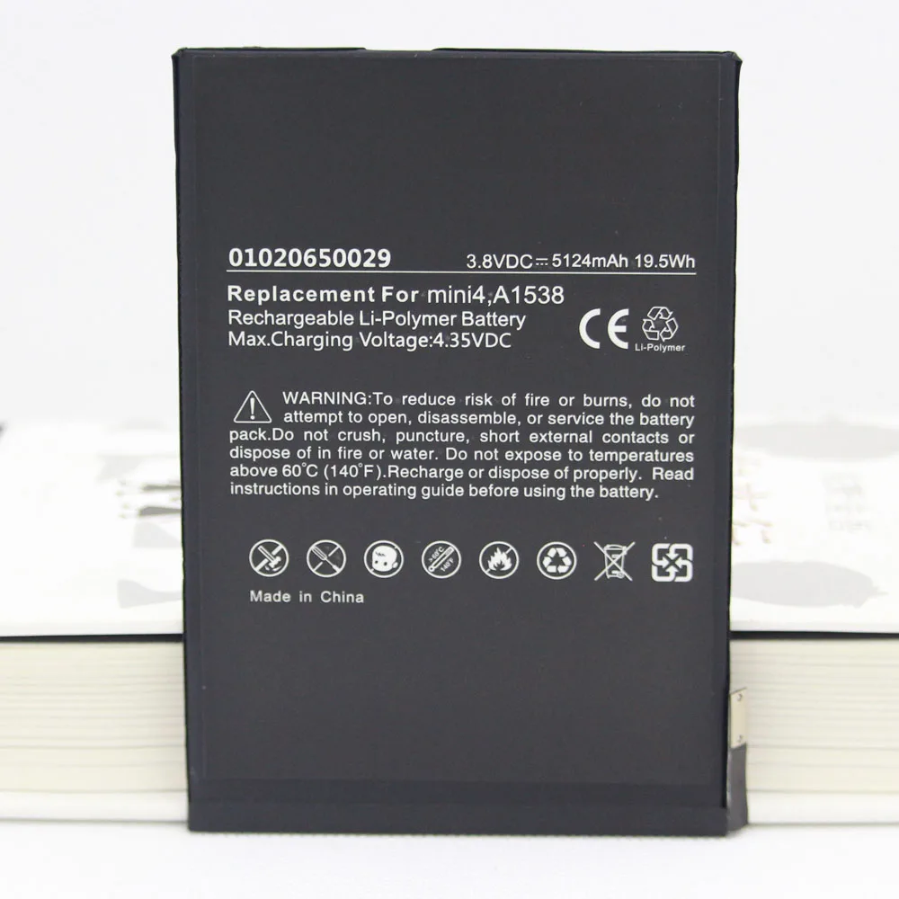 ISUNOO 2pcs/lot Genuine 5124mAh good quality battery For iPad mini 4 mini4 Battery Replacement tablet A1550 A1538 | Мобильные