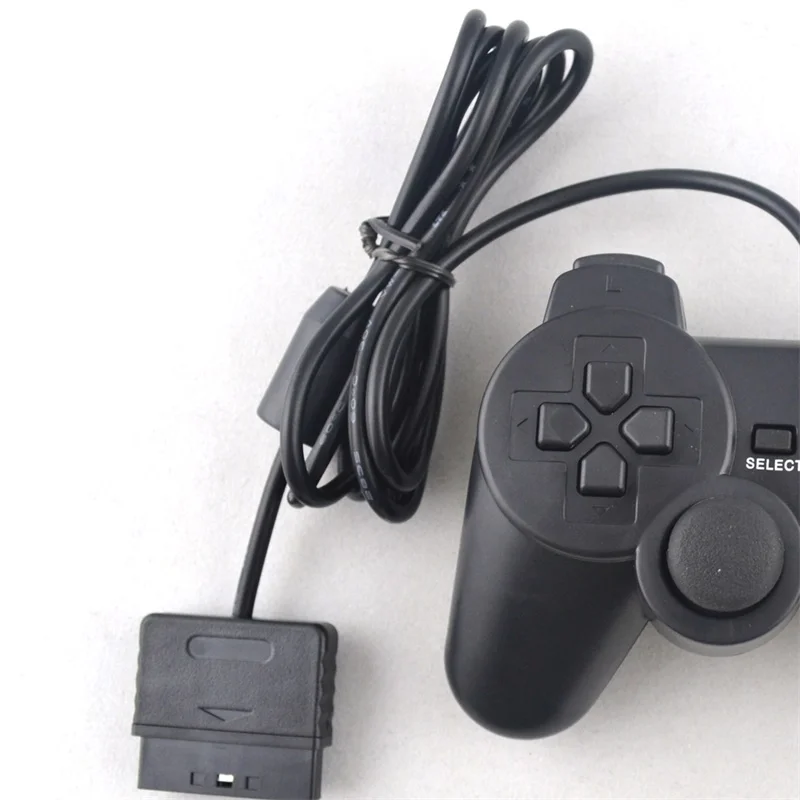 Геймпад EastVita прозрачный цветной проводной контроллер для Sony PS2 двойная вибрация