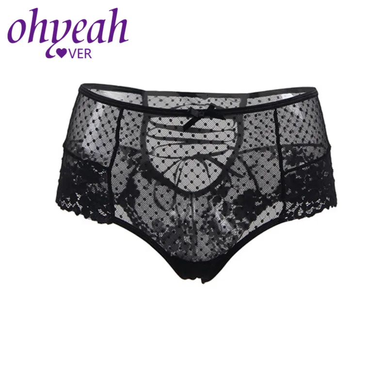 Ohyeahlover Кружево Strappy тонкие M 3XL Трусики для женщин Для Высокая талия см. Хотя S белье