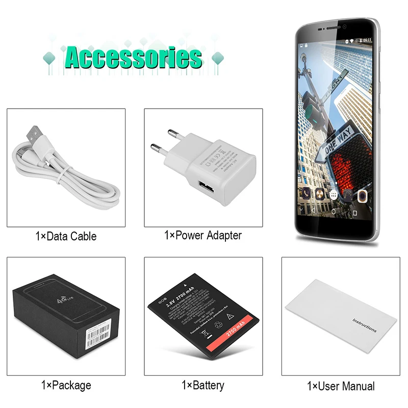 Оригинальный uhappy UP350 отпечатков пальцев MT6737 4 ядра Android 6.0 2 ГБ Оперативная память 16