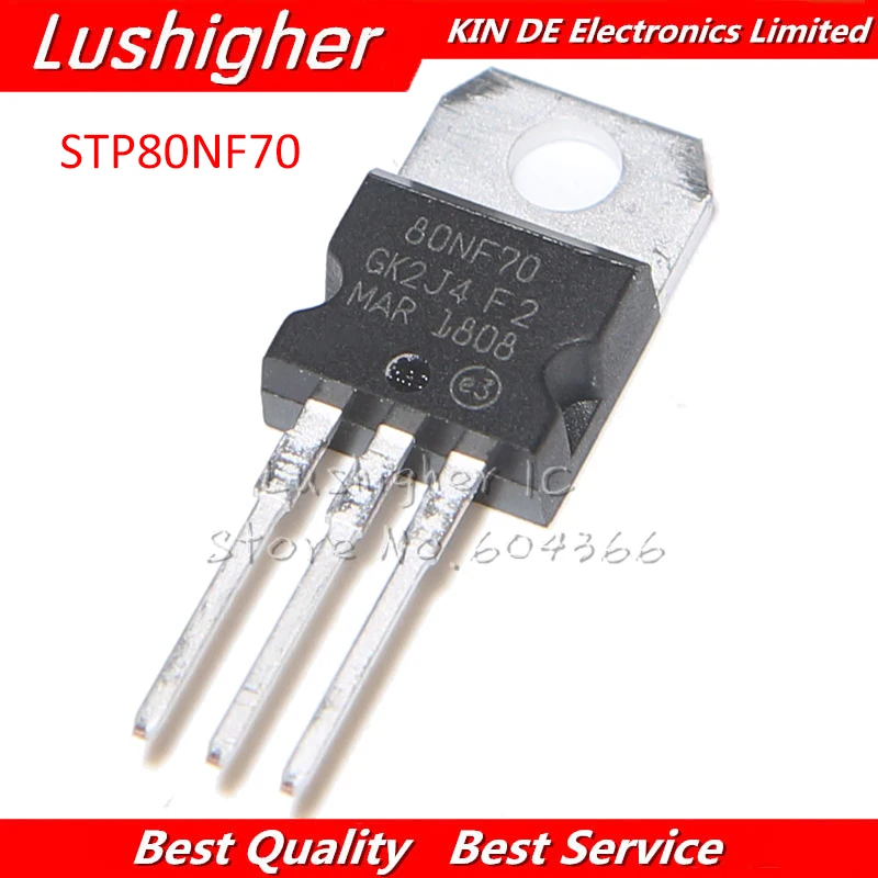 

10 шт. STP80NF70 TO220 80NF70 TO-220 P80NF70 MOSFET N-Ch