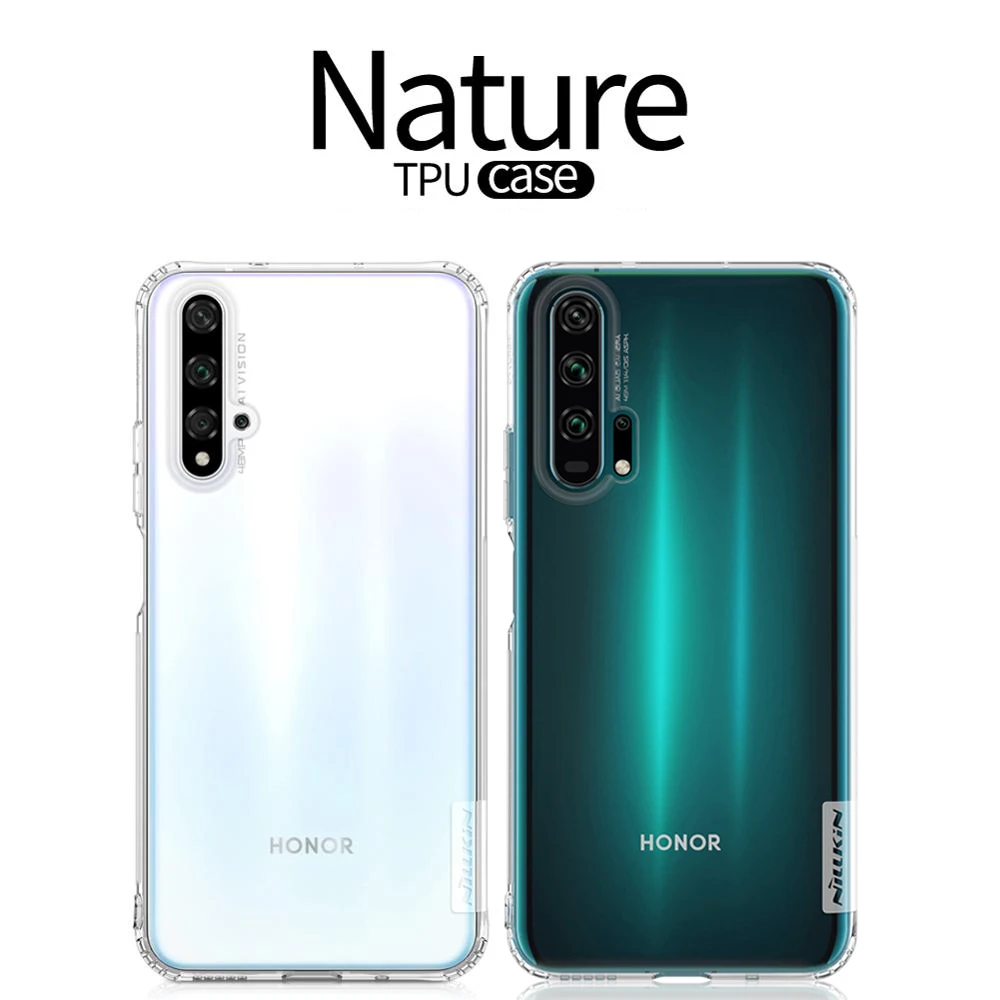 Huawei Honor 20 чехол Pro Оригинальный NILLKIN натуральный TPU прозрачный силиконовый мягкий